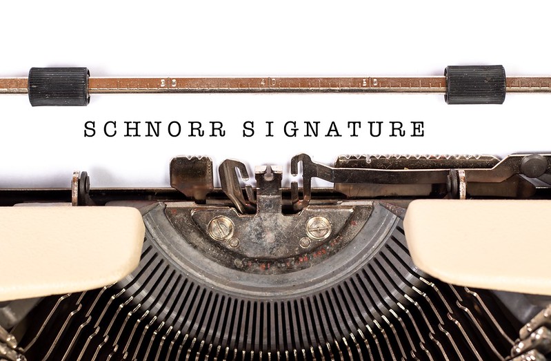 Schnorr signatures
