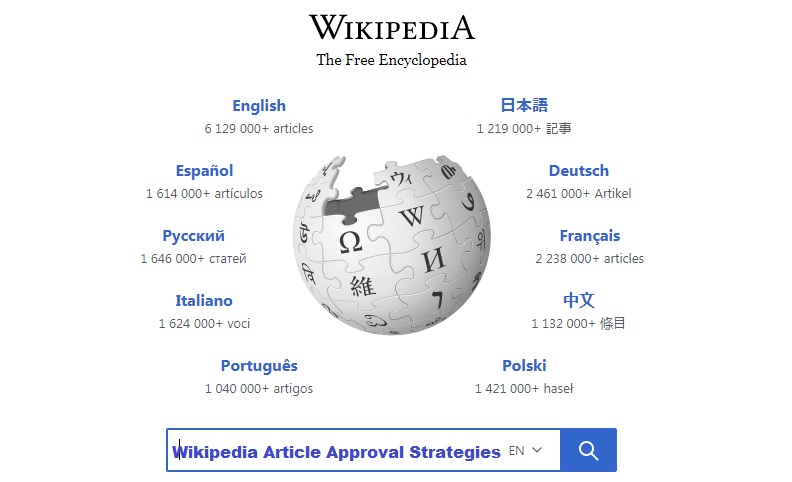 Wikipedia Article Approval Strategies