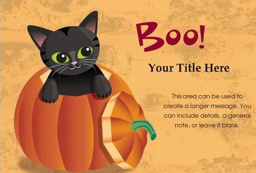 Halloween image emails and SMS