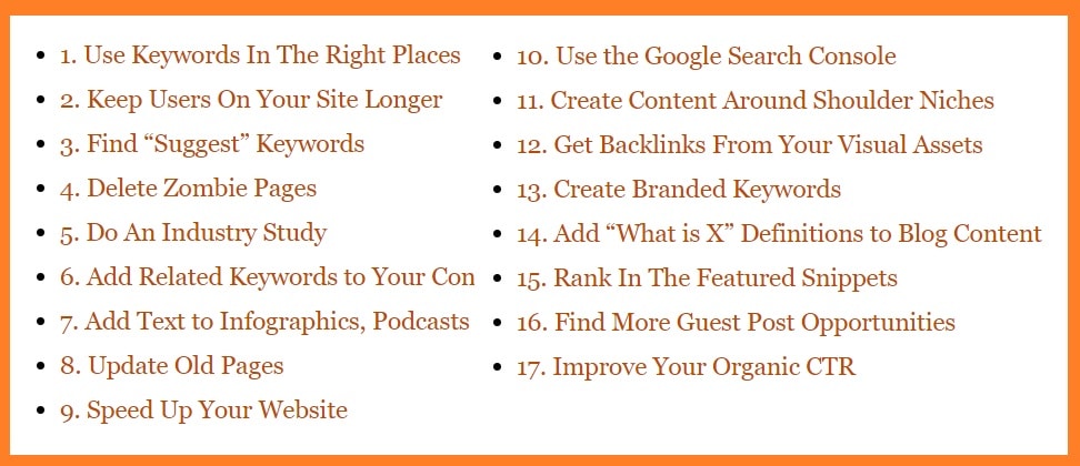 SEO Tips