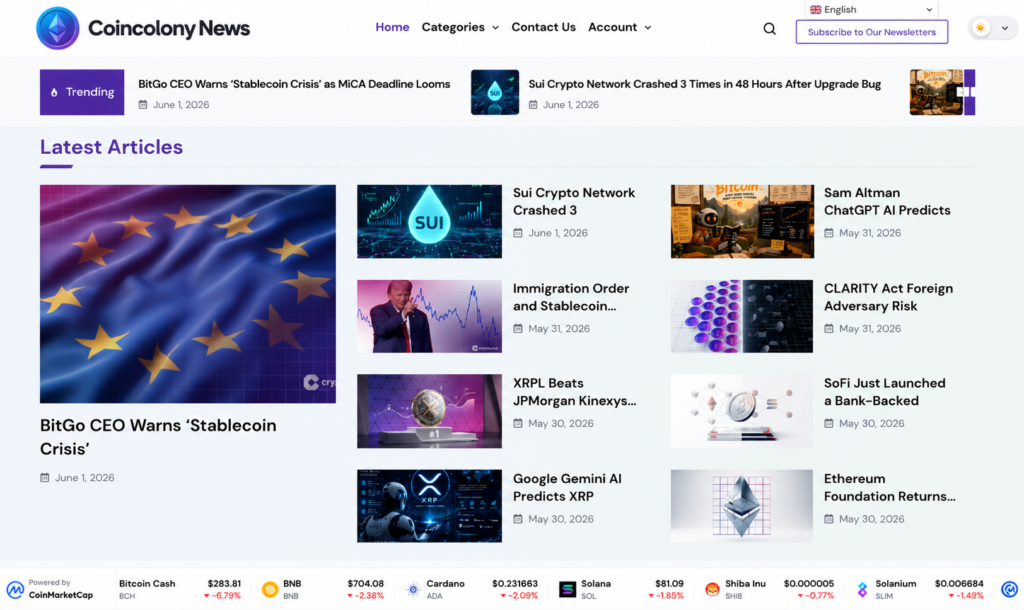 Coincolony News